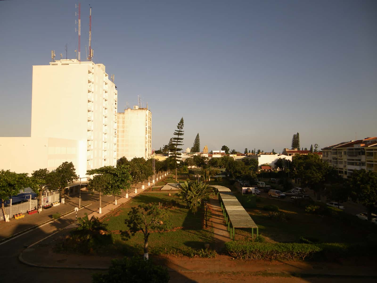 Residential street in Sommerschield, Maputo