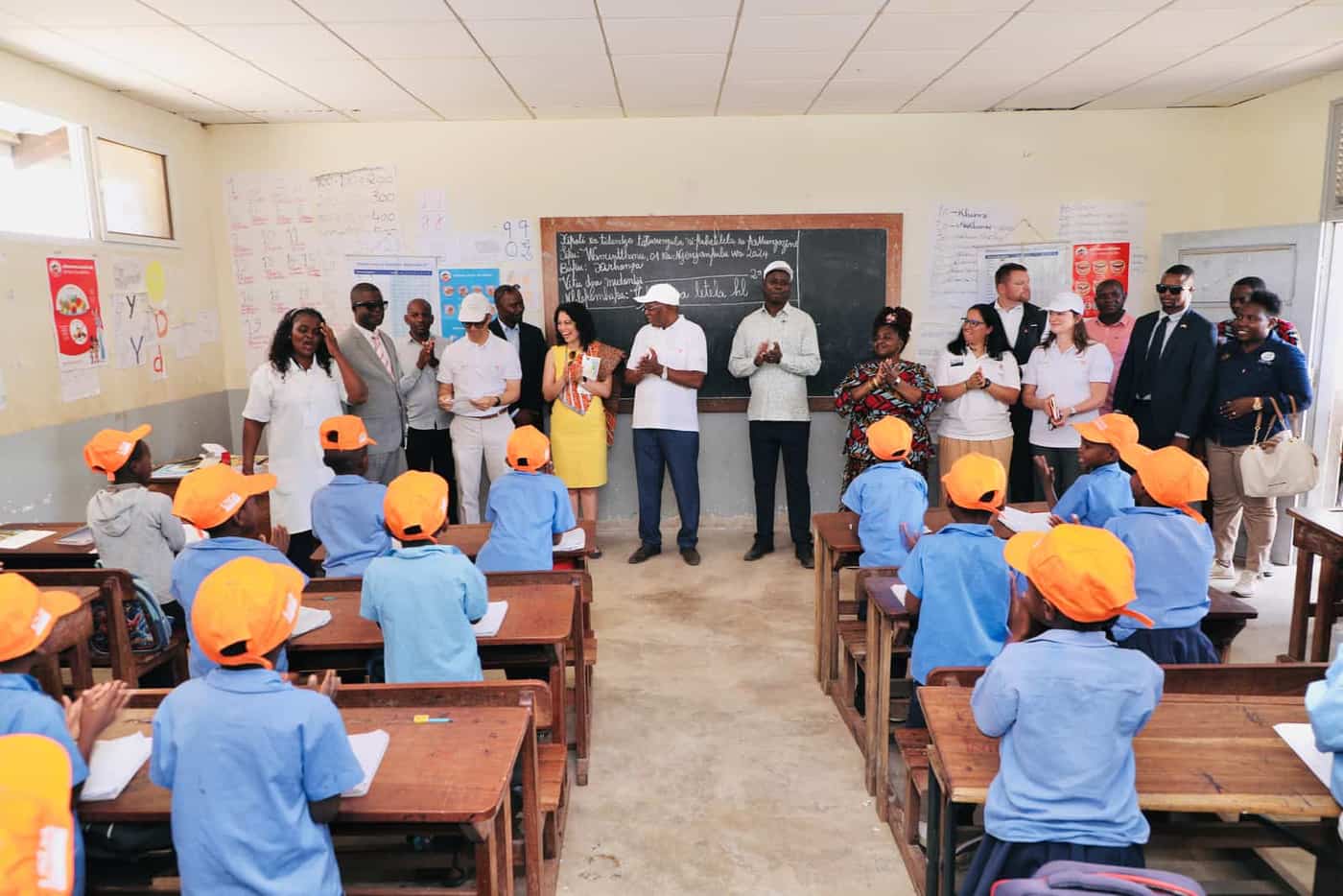 Escola primária em Moçambique