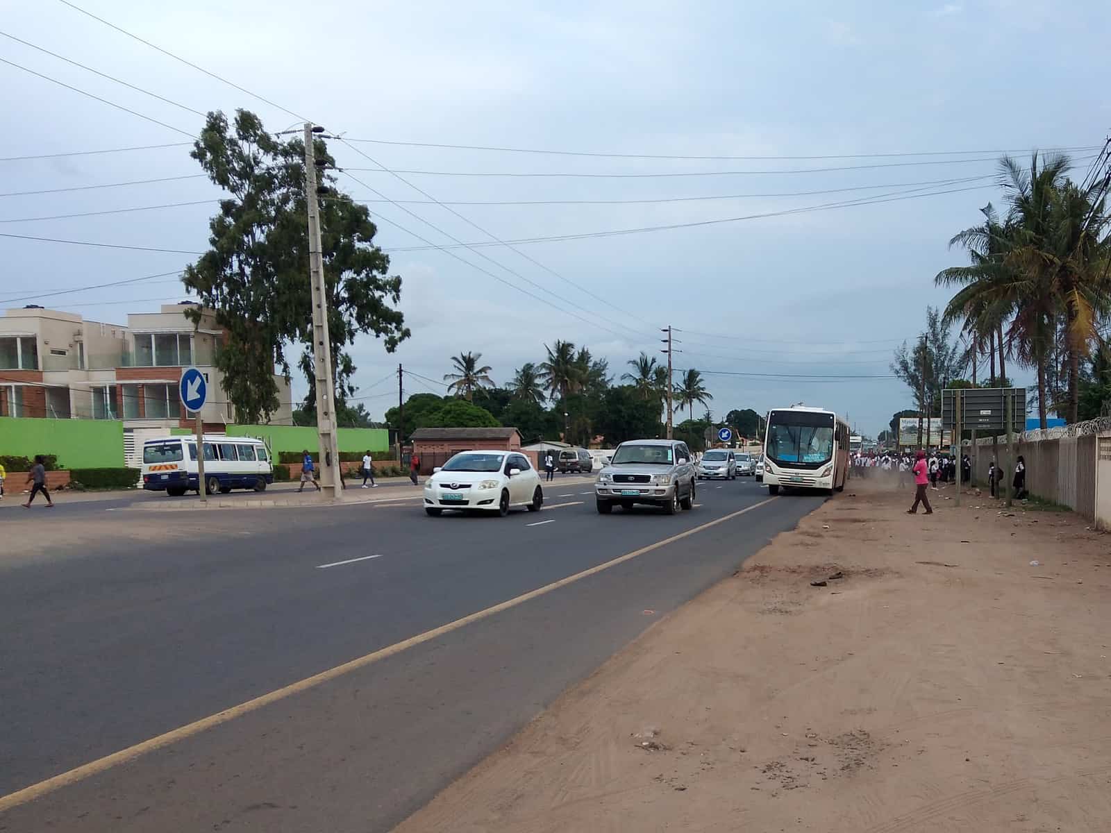 Autocarro urbano em Moçambique