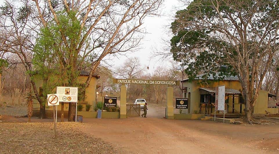 Paisagem de conservação no Parque Nacional da Gorongosa